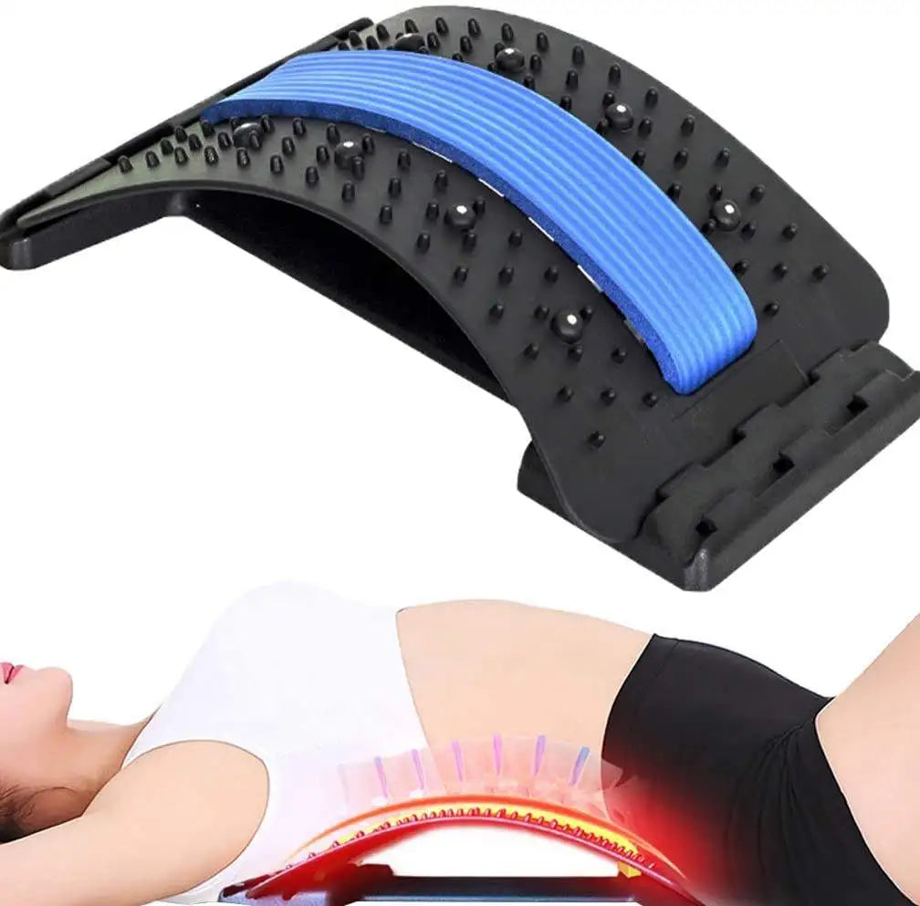 Magnetic Back Massage Muscle Relax Stretcher Posture Therapy Corrector Back Stretch Spine Stretcher Lumbar Support Pain Relief