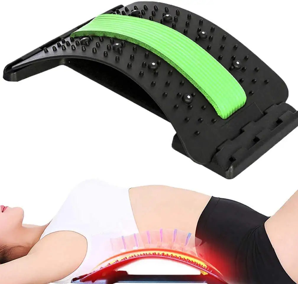 Magnetic Back Massage Muscle Relax Stretcher Posture Therapy Corrector Back Stretch Spine Stretcher Lumbar Support Pain Relief