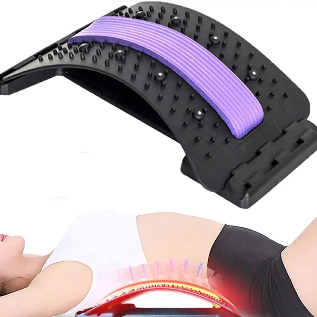 Magnetic Back Massage Muscle Relax Stretcher Posture Therapy Corrector Back Stretch Spine Stretcher Lumbar Support Pain Relief
