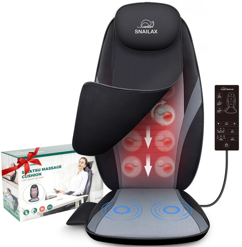 Back Massager with Heat, Deep Kneading Seat Cushion Massager for Office Chair, Gifts